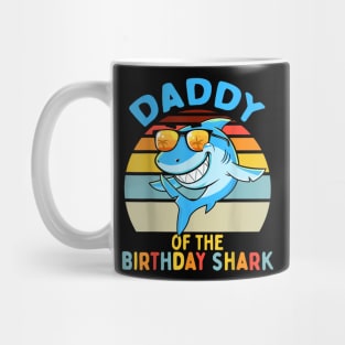 Daddy Of The Shark Birthday Dad Matching Family Mug